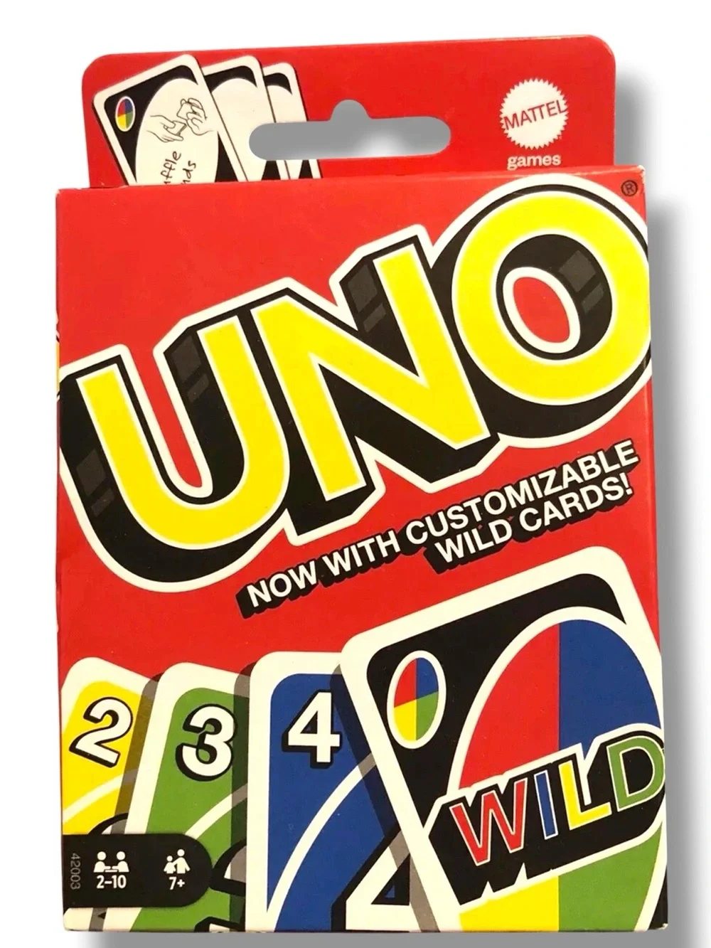 Mattel UNO Card Game set With Customizable Wild Cards NEW PACKAGE ages 2-10 D-9